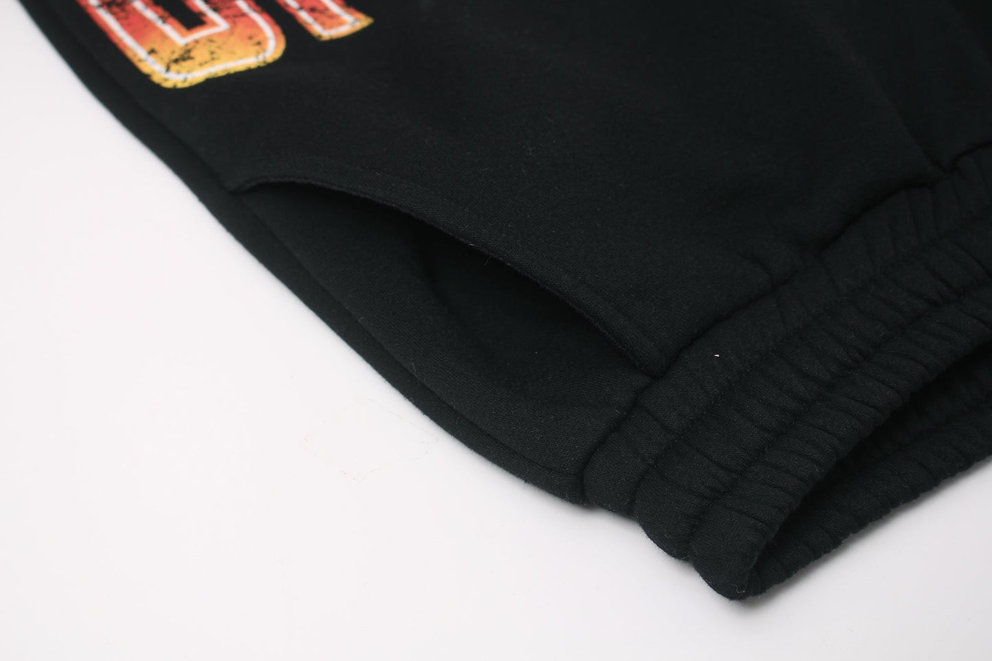 CapCabin Fleece-Lined Glitter Star Wide-Leg Sweatpants