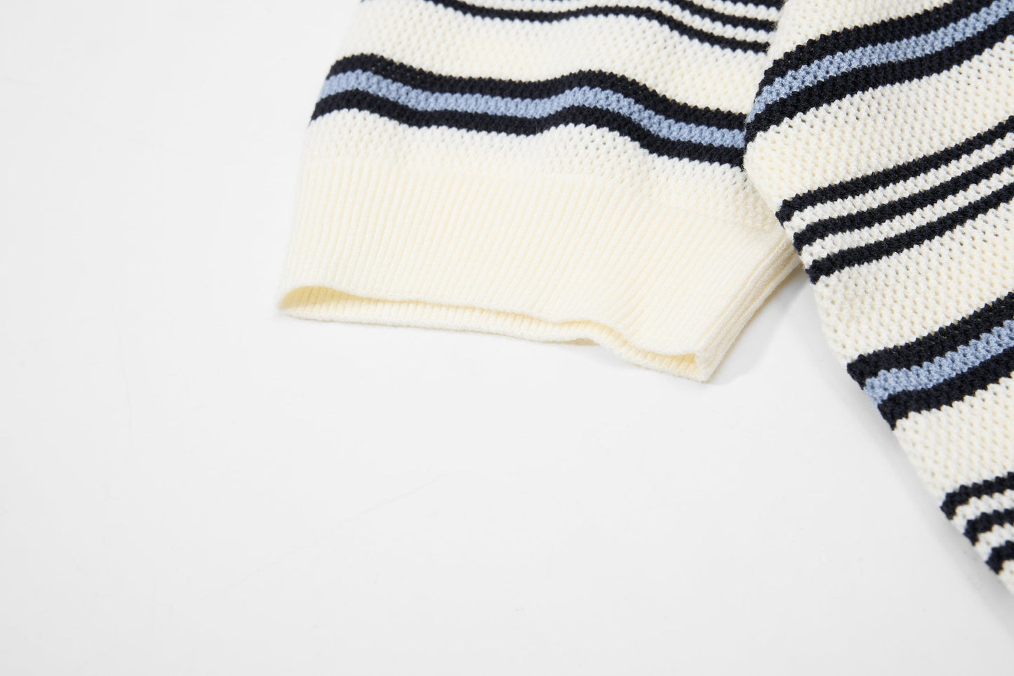 CapCabin “Retro Stripe Knit Polo”