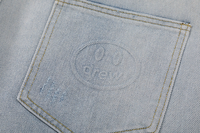 Drew House Distressed Smiley Jeans