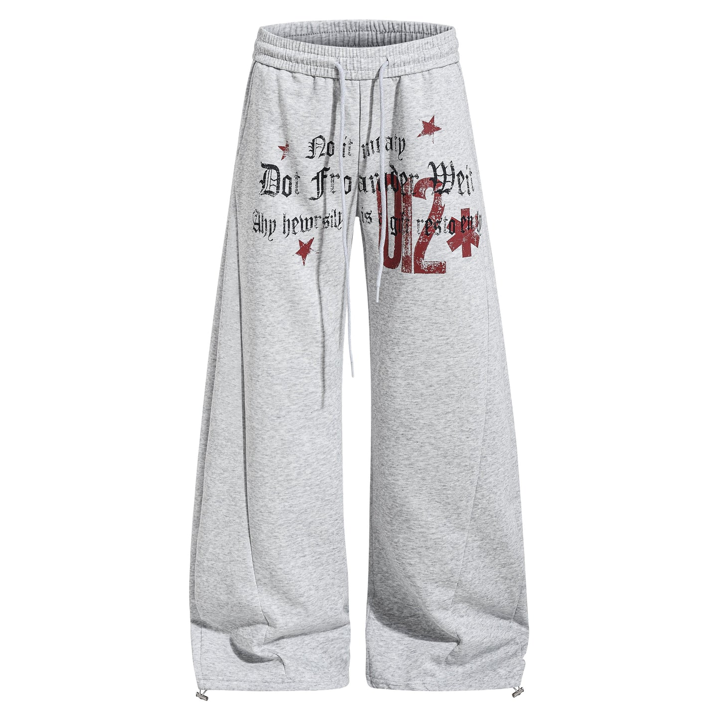 CapCabin Vintage Star Wide-Leg Sweatpants