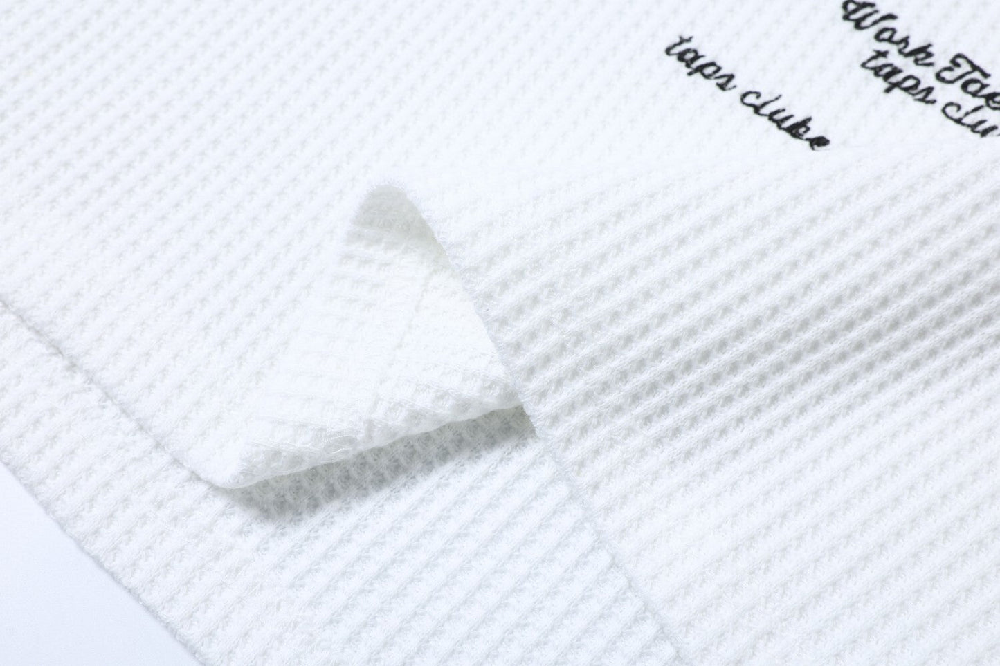 CapCabin Waffle Graphic Long Sleeve Tee