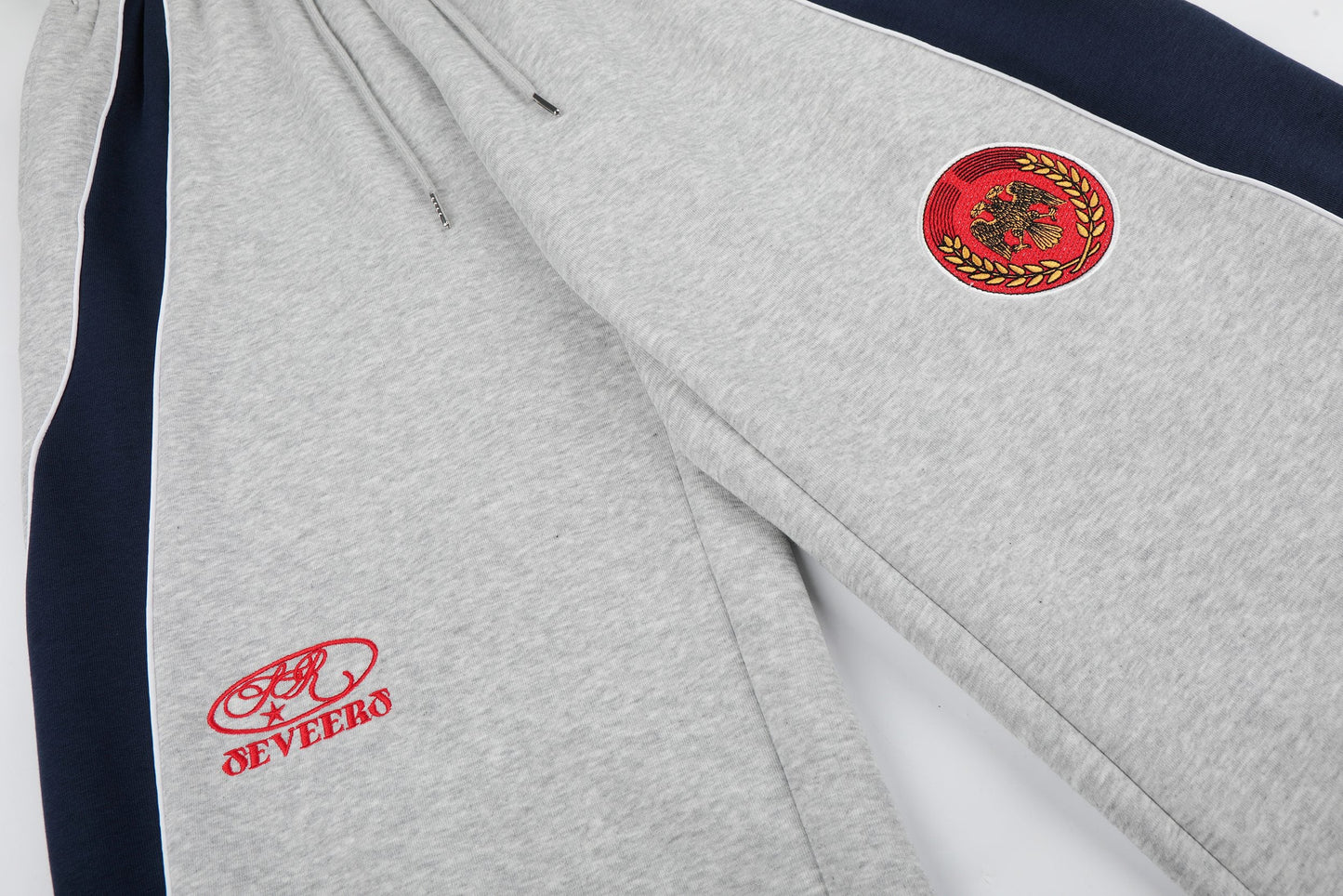 CapCabin Retro Crest Panel Sweatpants