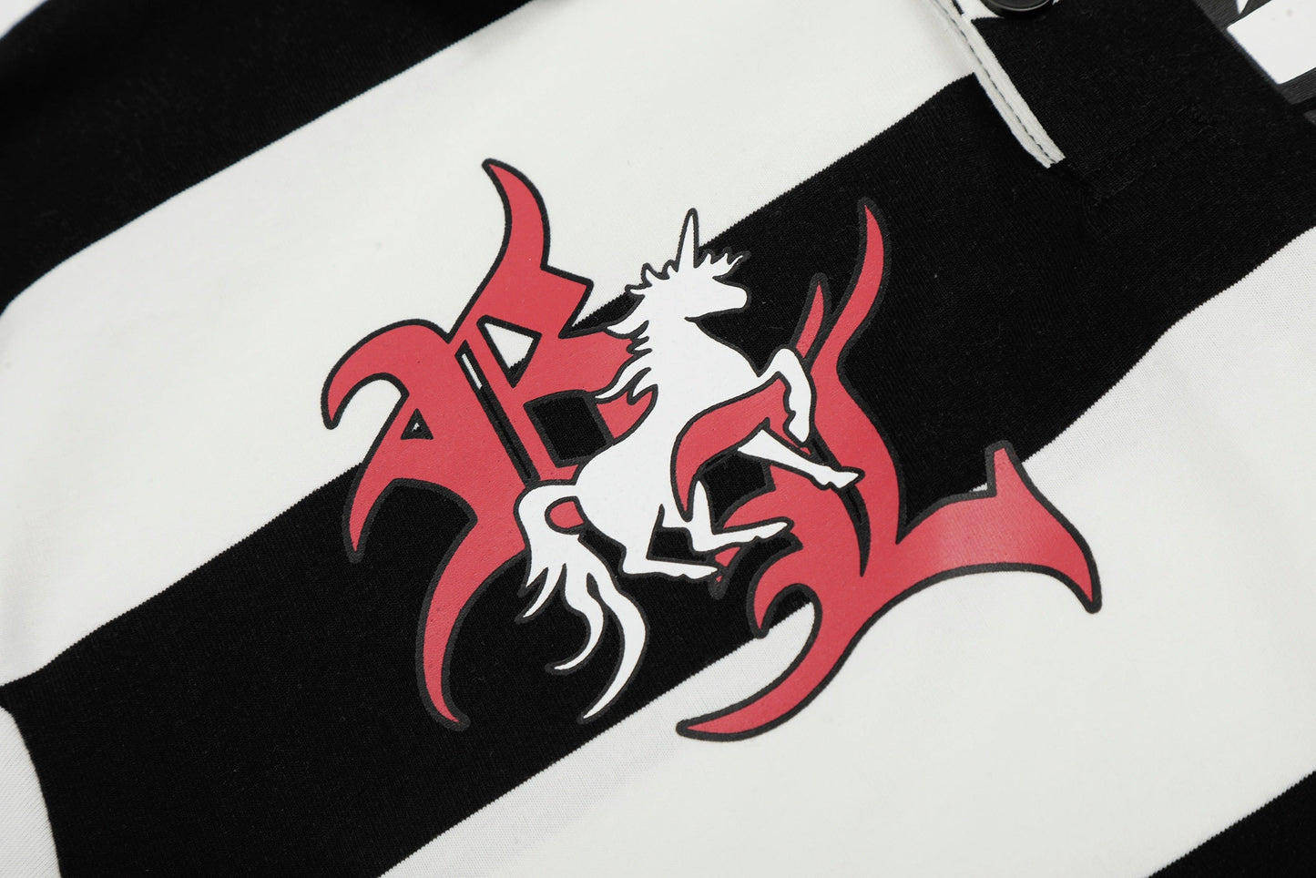 CapCabin “Rugby Stripe Graphic Polo”