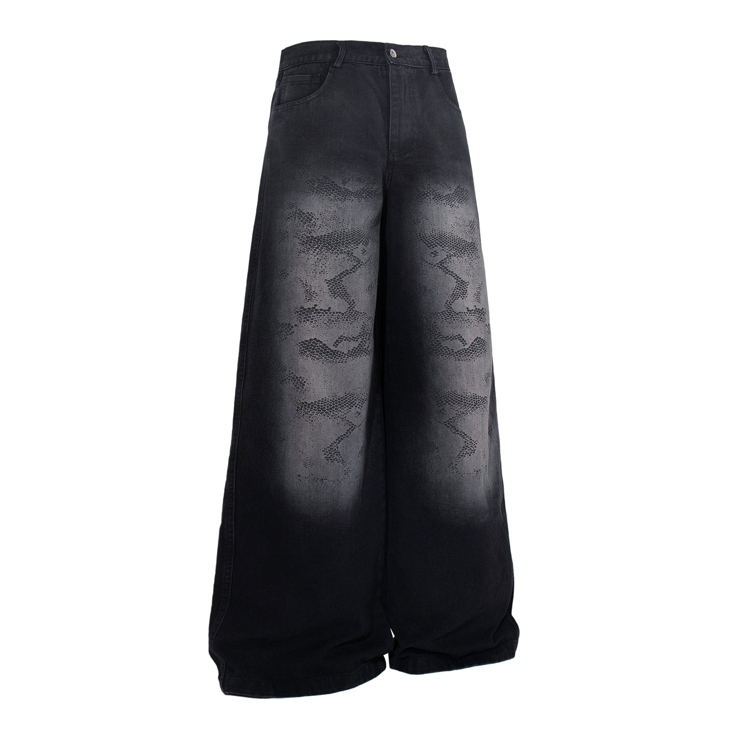 CapCabin Shadow Camo Wide-Leg Pants
