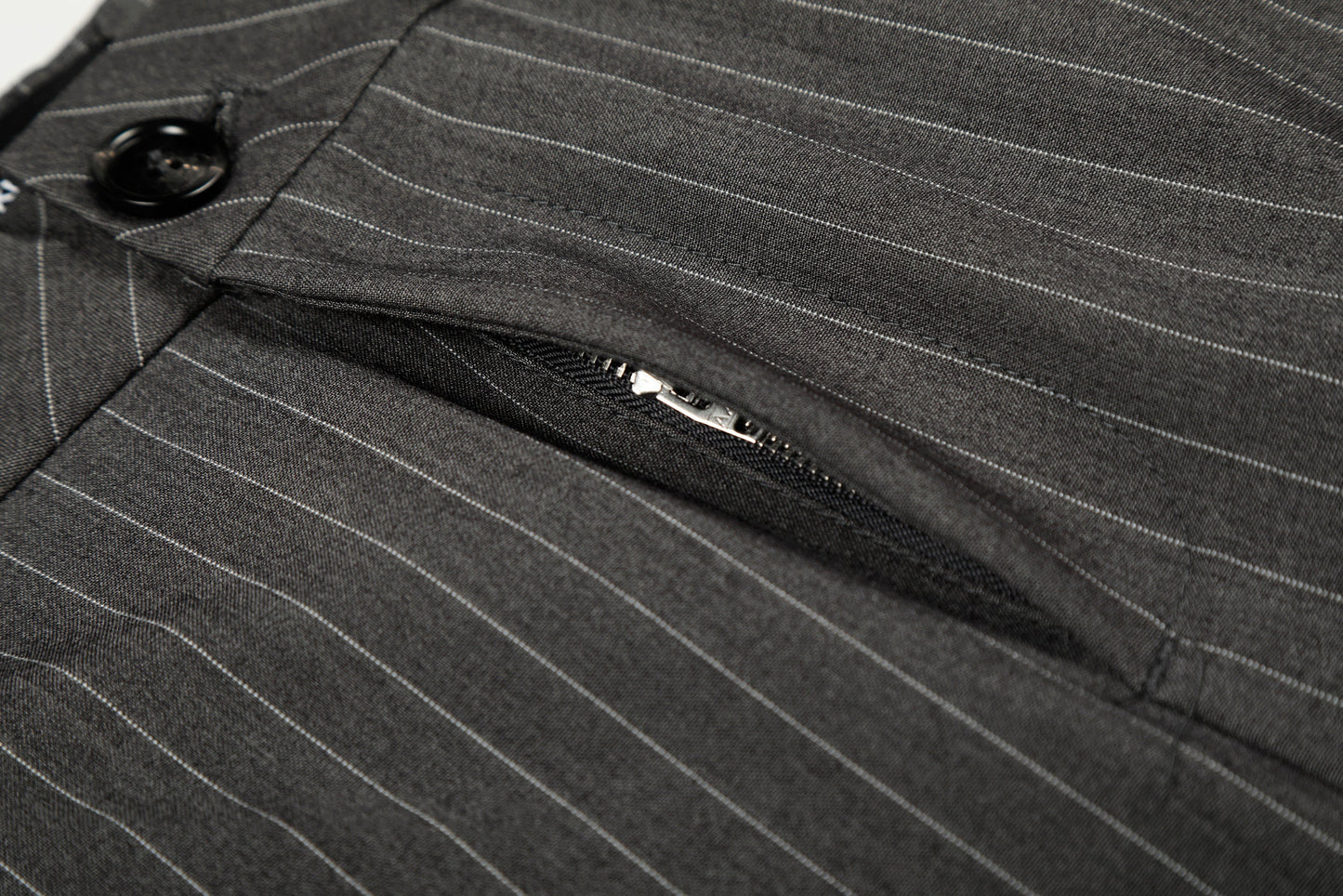 CapCabin Pinstripe Wide-Leg Trousers