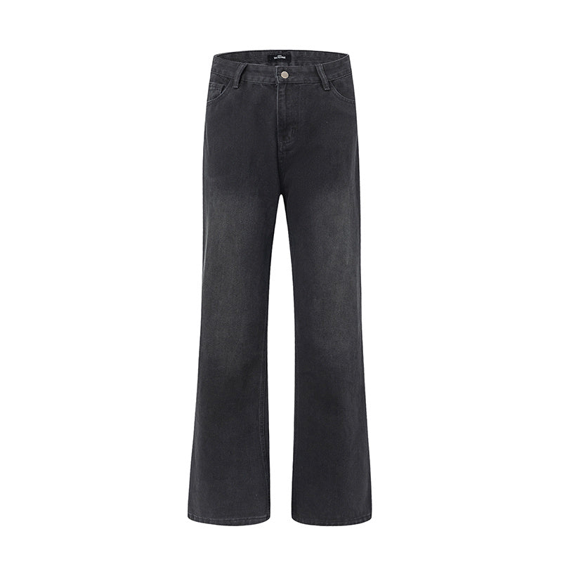 WELLDONE Washed Straight-Leg Jeans