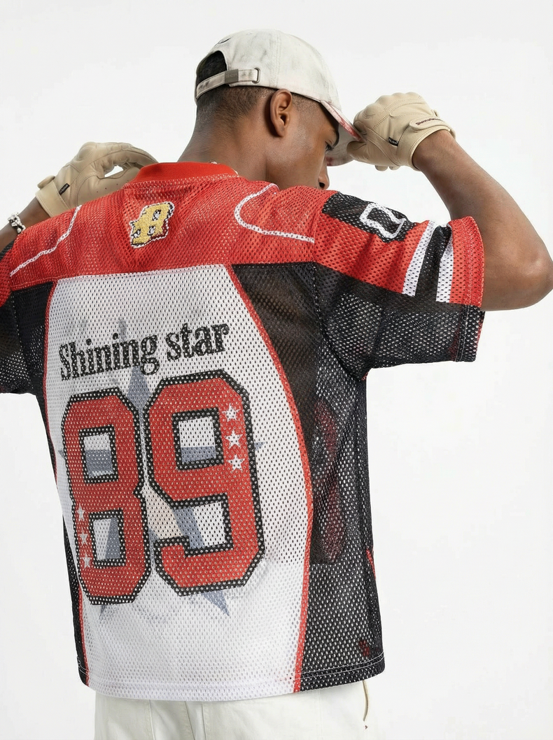 CapCabin “Shining Star 89” Mesh Jersey T-Shirt