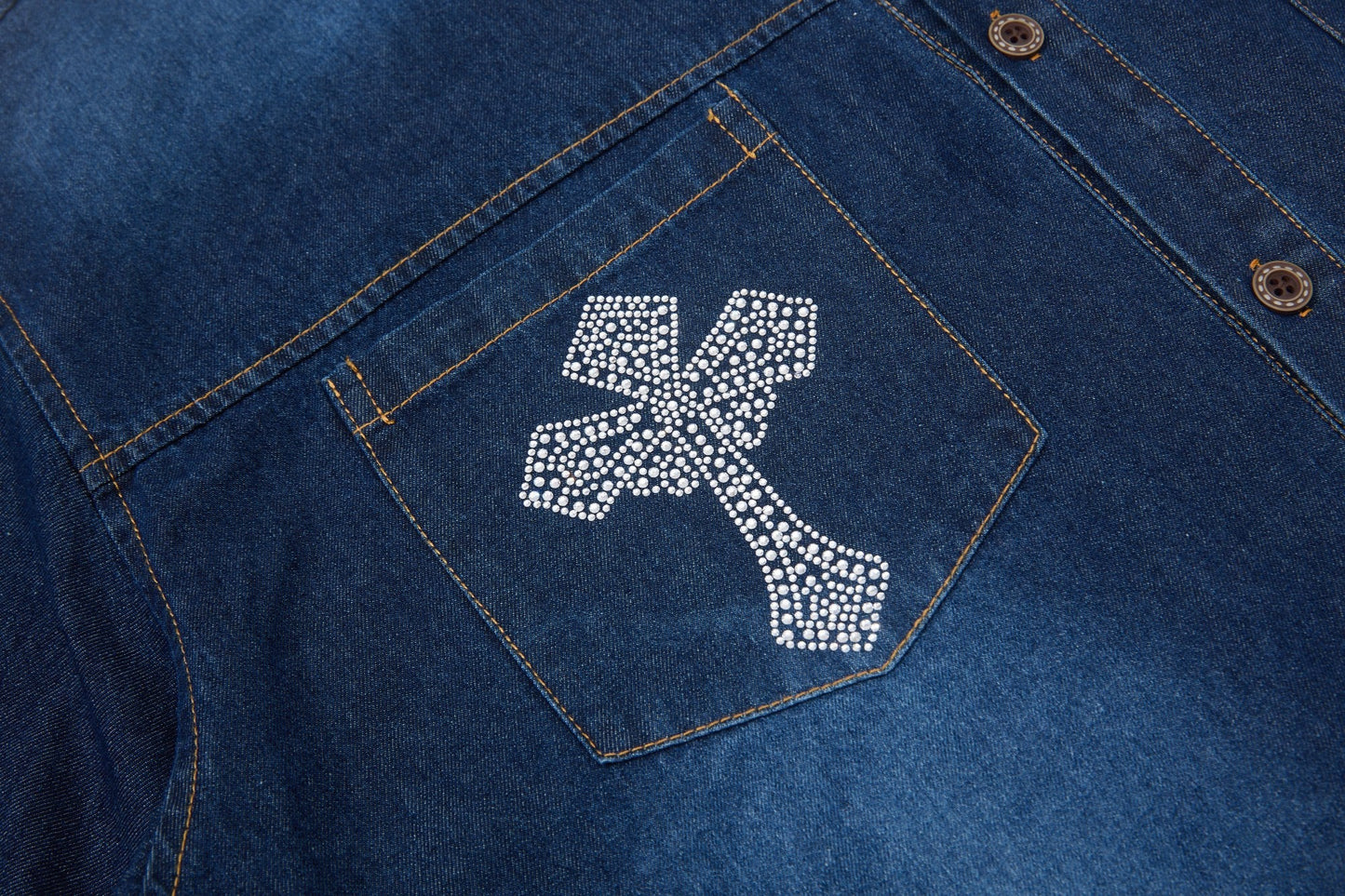 CapCabin “Cross Denim Shirt”