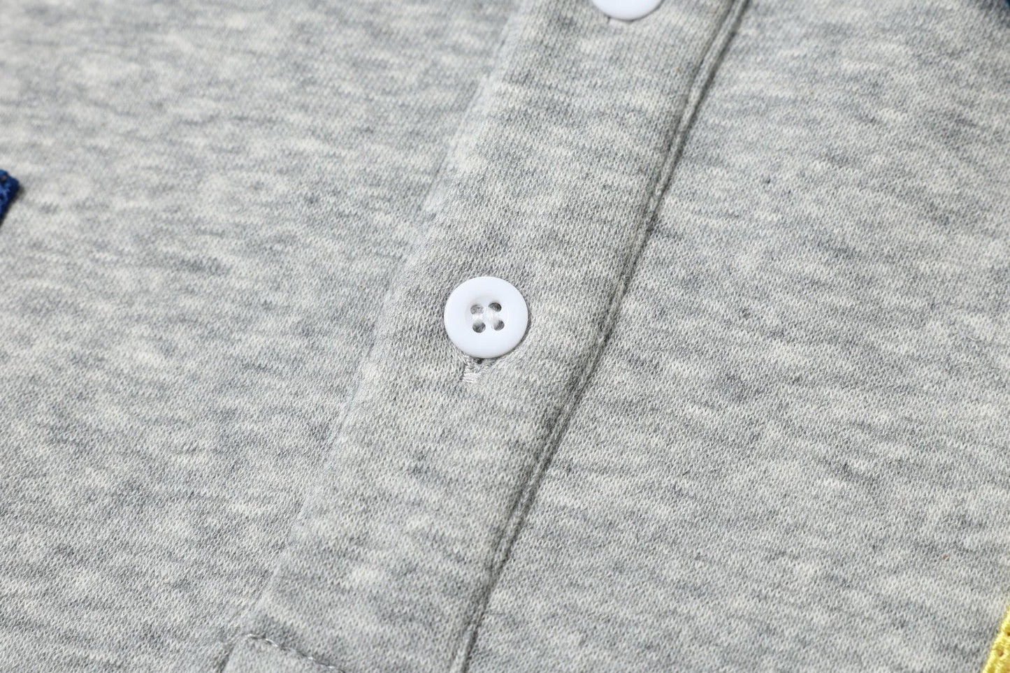 CapCabin Patchwork Polo Sweatshirt