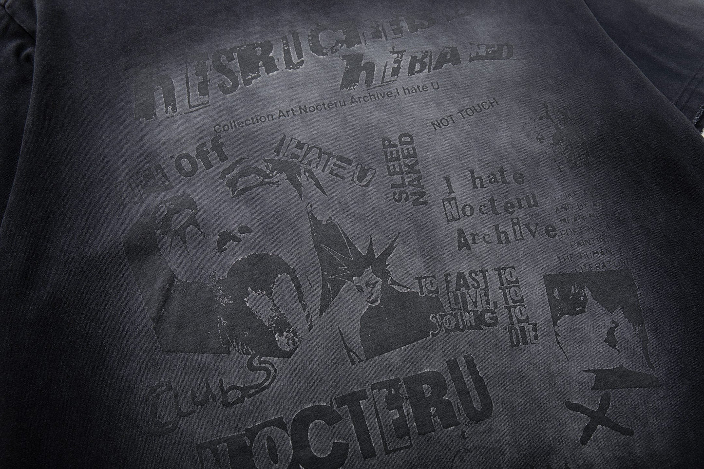 CapCabin “Nocturnal Archive” Washed Tee