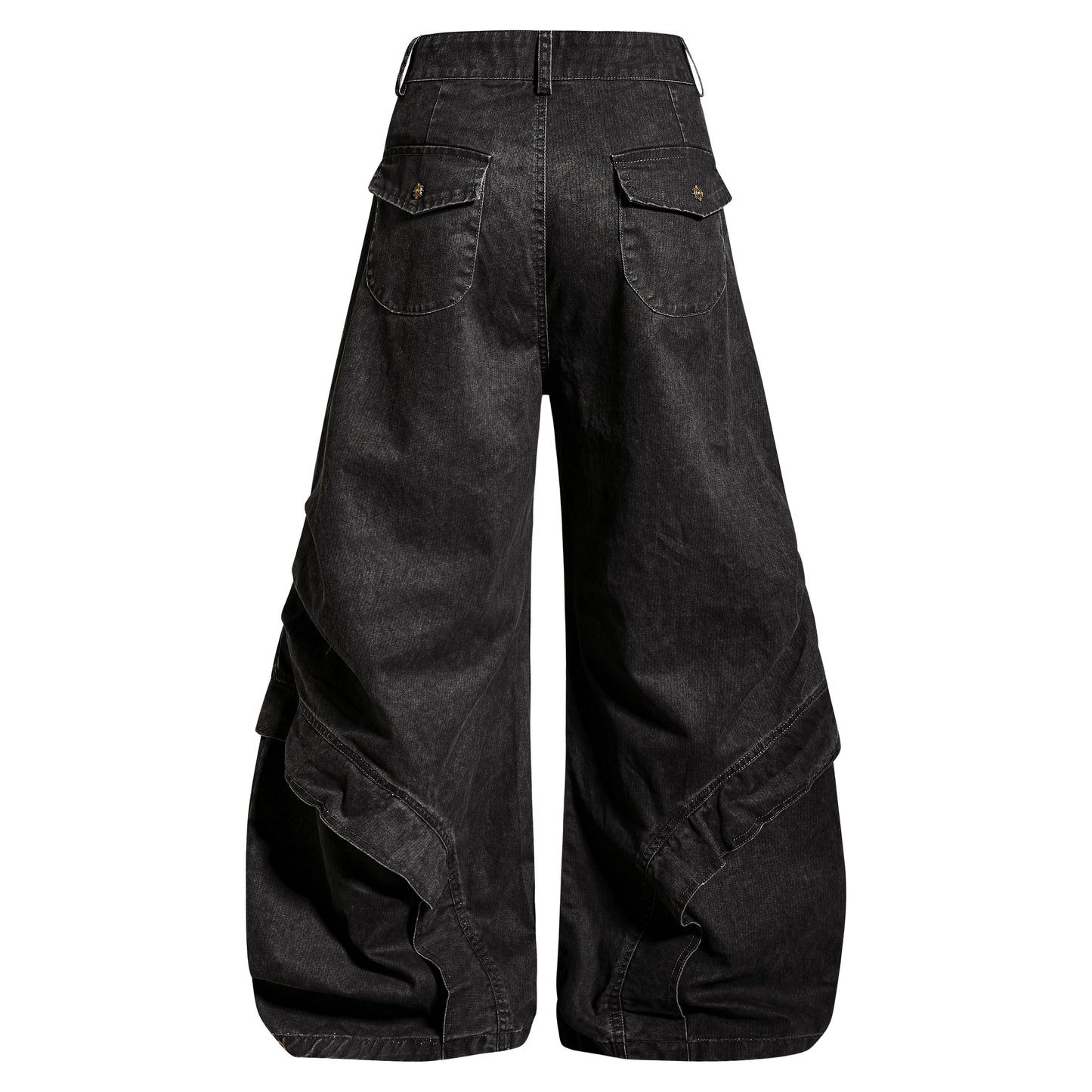 CapCabin Multi-Zip Panel Denim Pants
