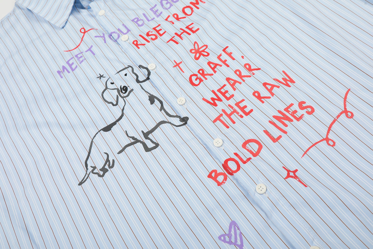 CapCabin Handwritten Stripe Shirt