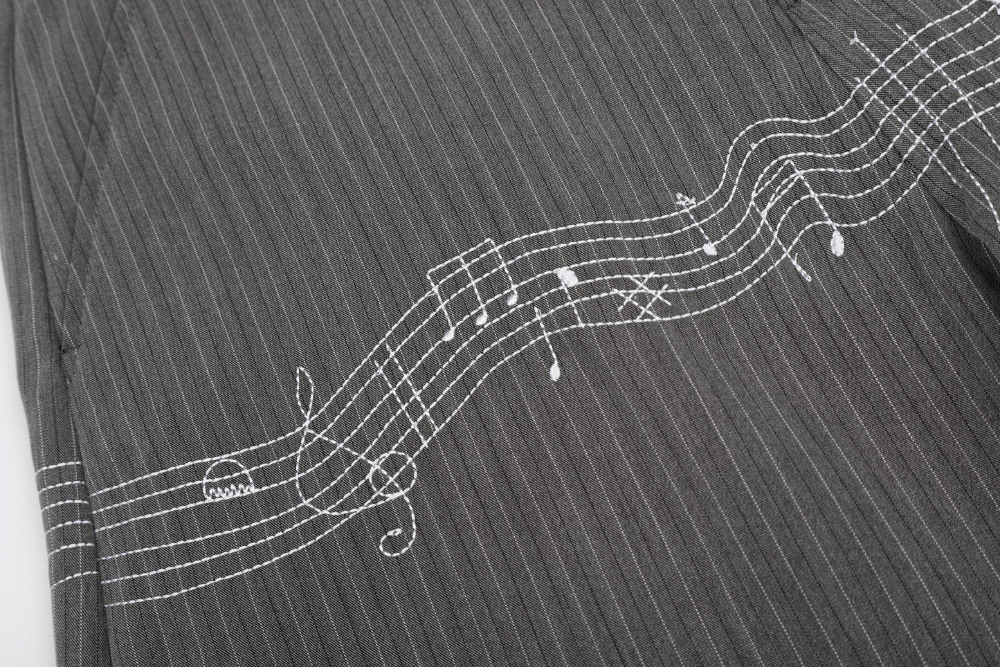 CapCabin “Pinstripe Symphony Wide-Leg Pants”