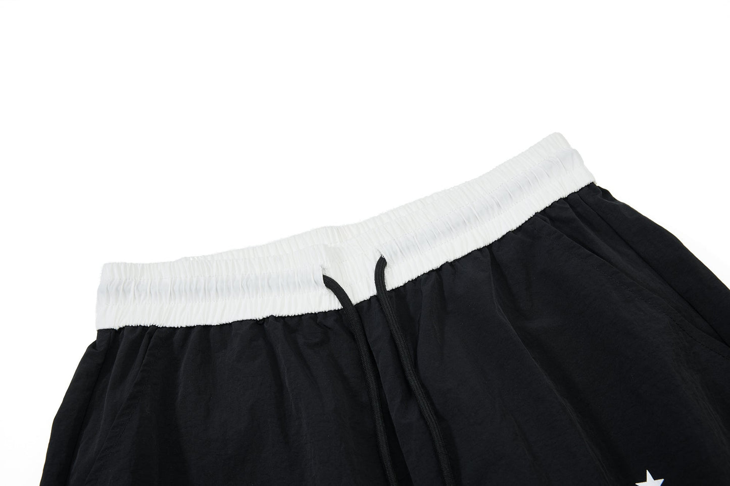 CapCabin Retro Script Wide-Leg Track Pants