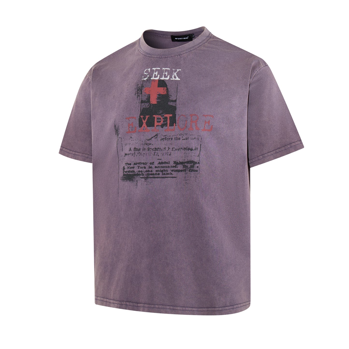 CapCabin “Seek & Explore Washed Graphic Tee”