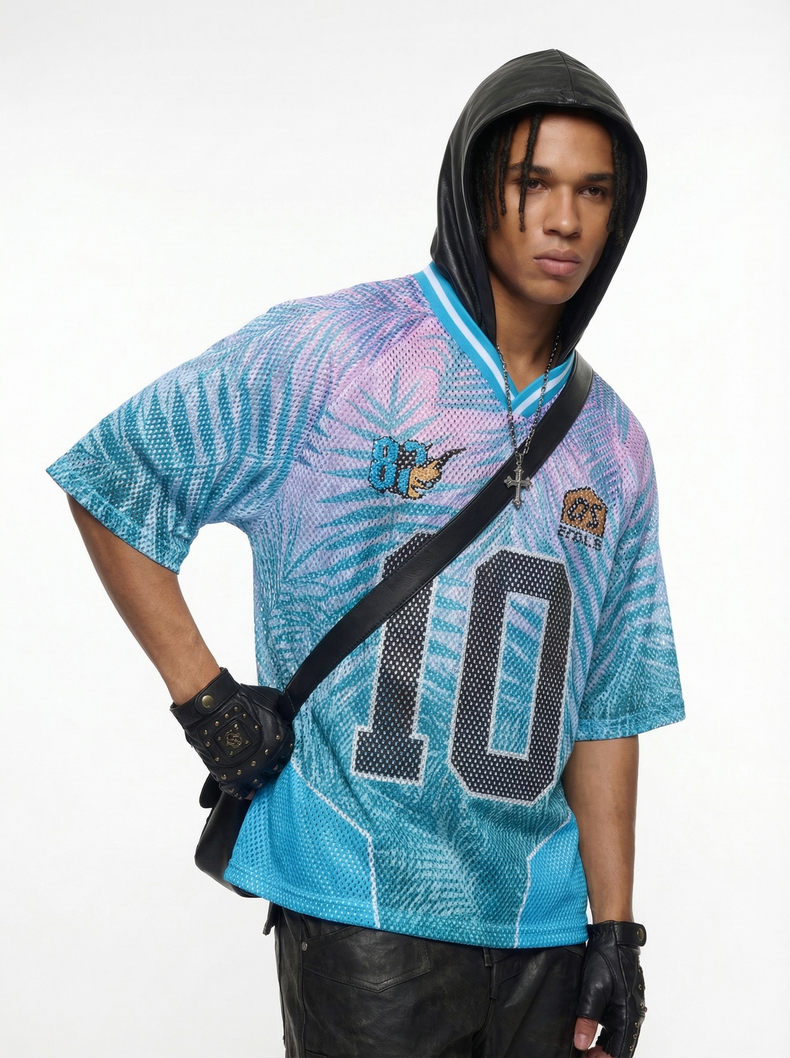 CapCabin “Tropical 10” Mesh Jersey T-Shirt