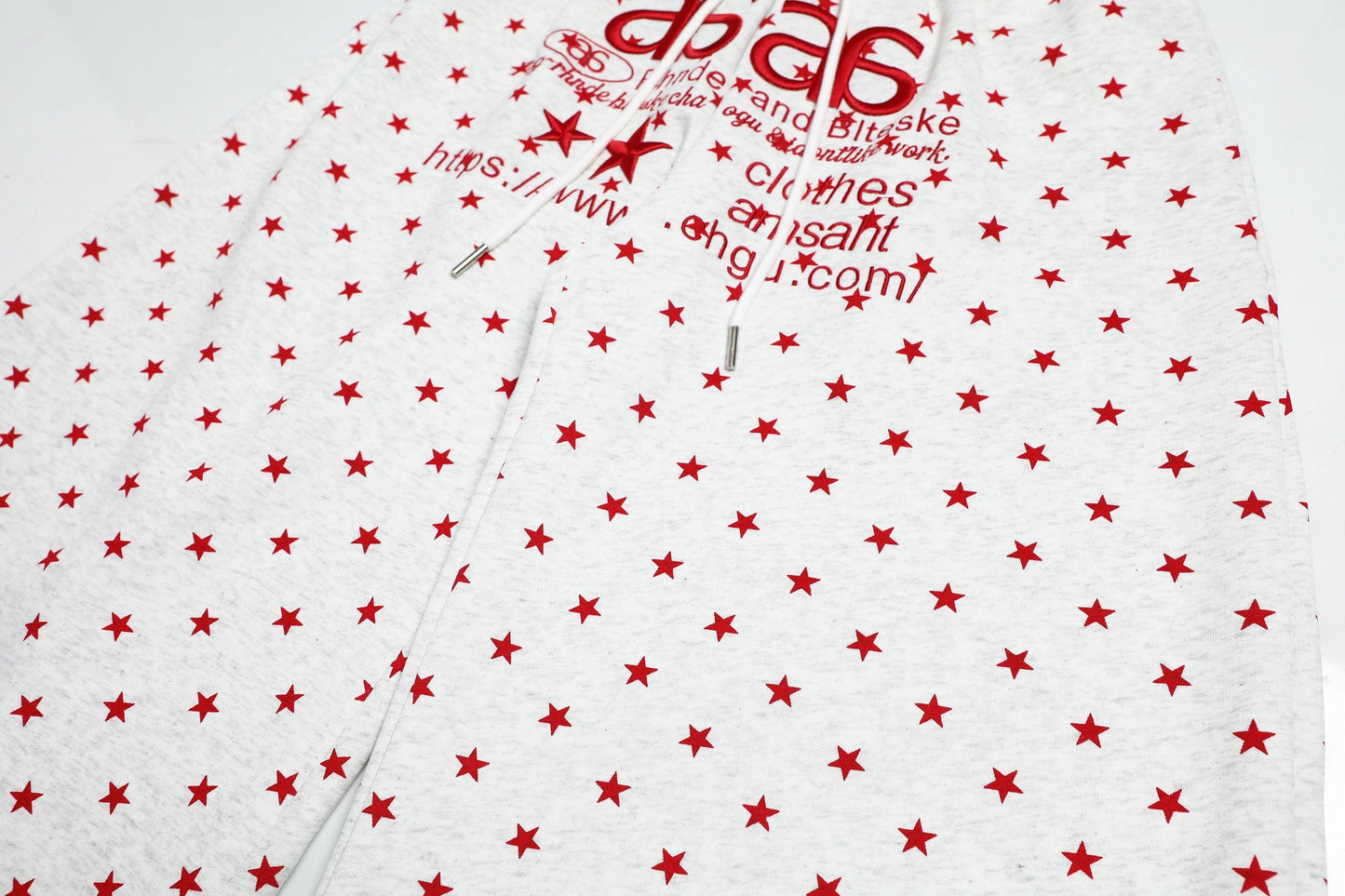 CapCabin Star Print Wide-Leg Pants