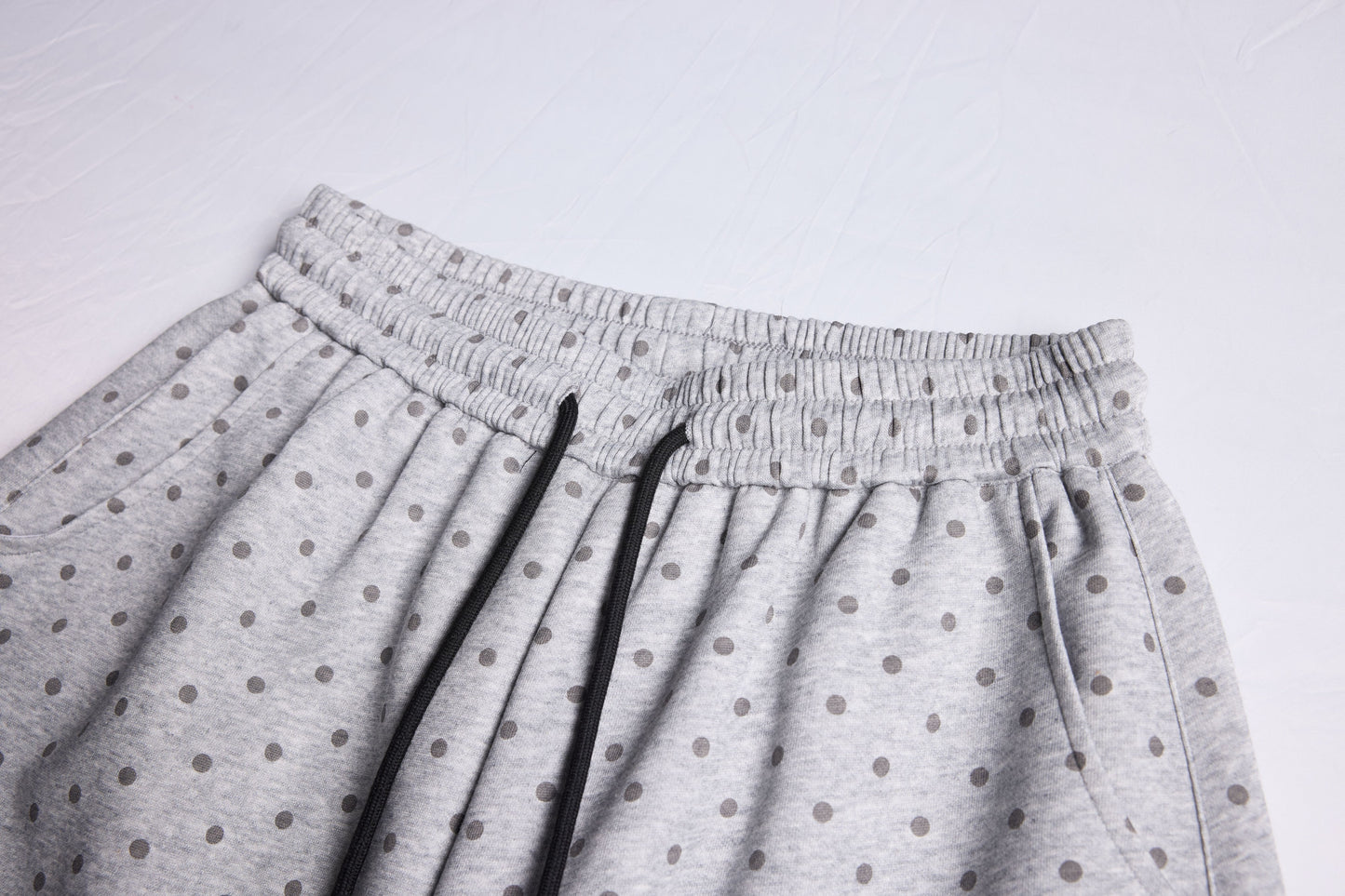 CapCabin Polka Dot Wide-Leg Sweatpants