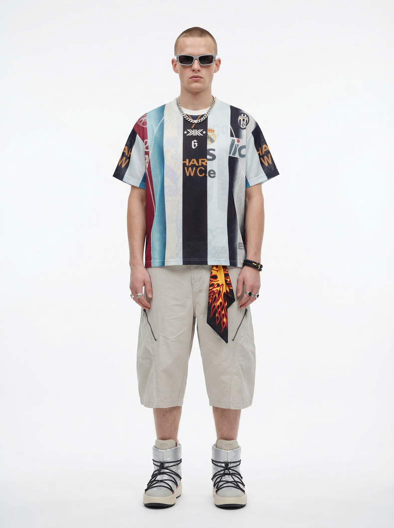 CapCabin Vintage Football Patchwork Jersey