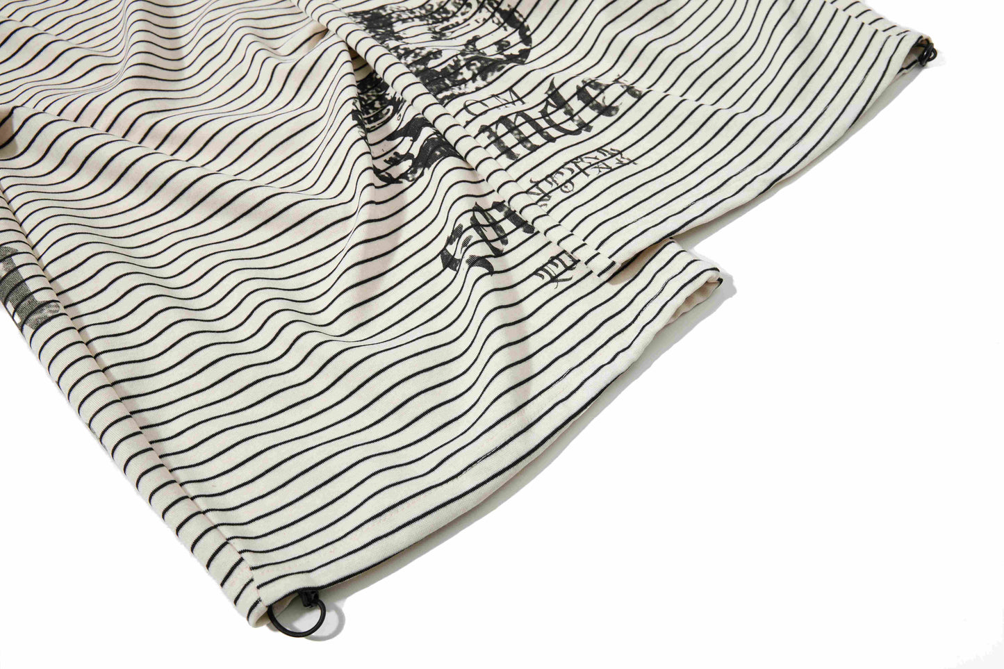 CapCabin “Striped Gothic Draped Pants”