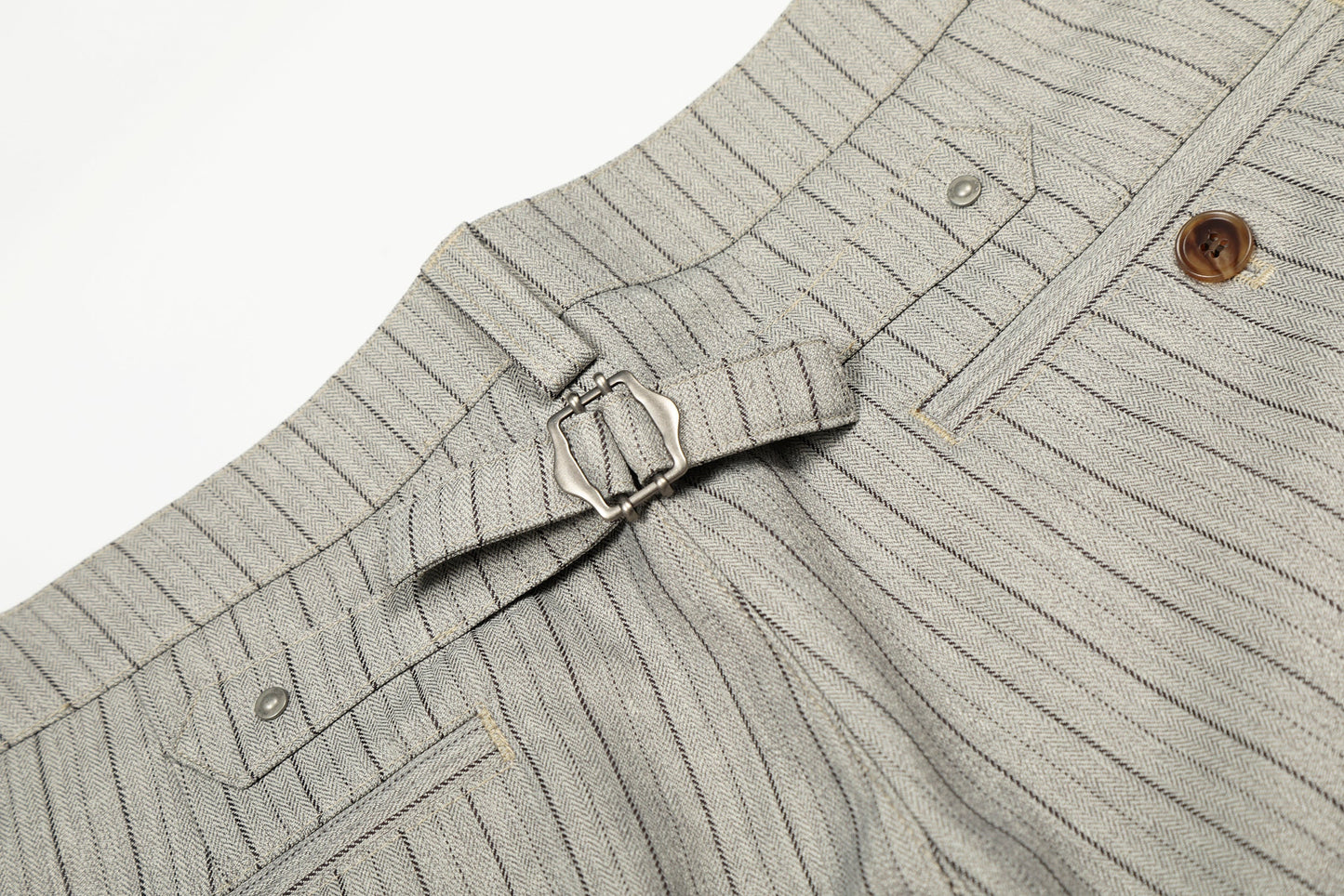 CapCabin Vintage Stripe Barrel Trousers