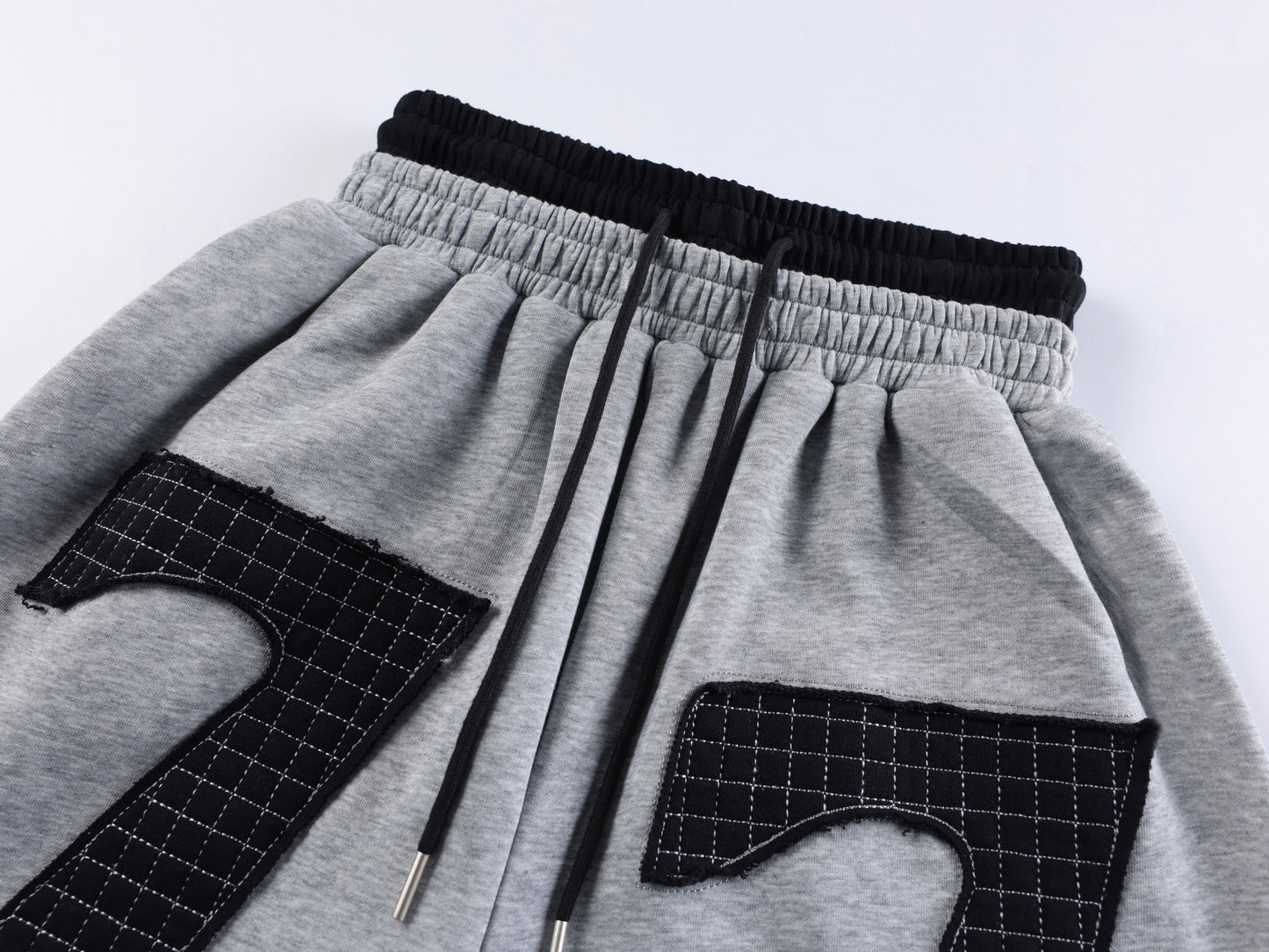 CapCabin 77 Patchwork Wide-Leg Sweatpants