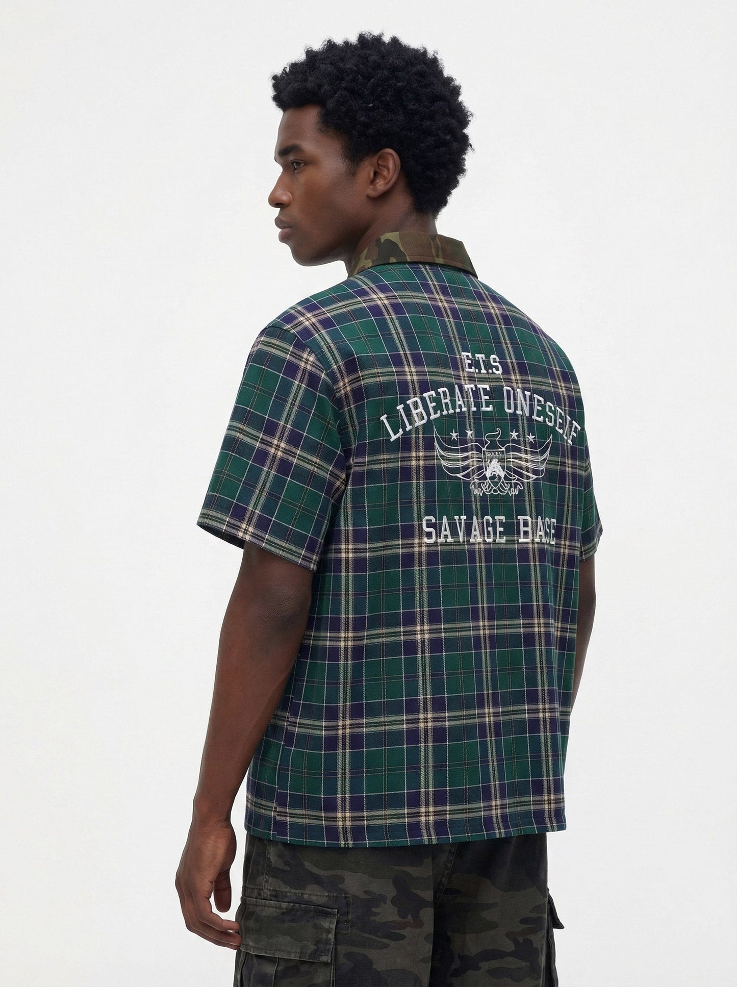 CapCabin “Savage Base” Plaid Shirt