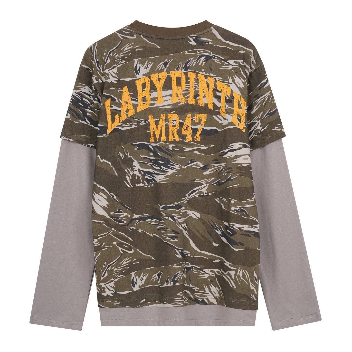 CapCabin Camo Layered Long Sleeve Tee*