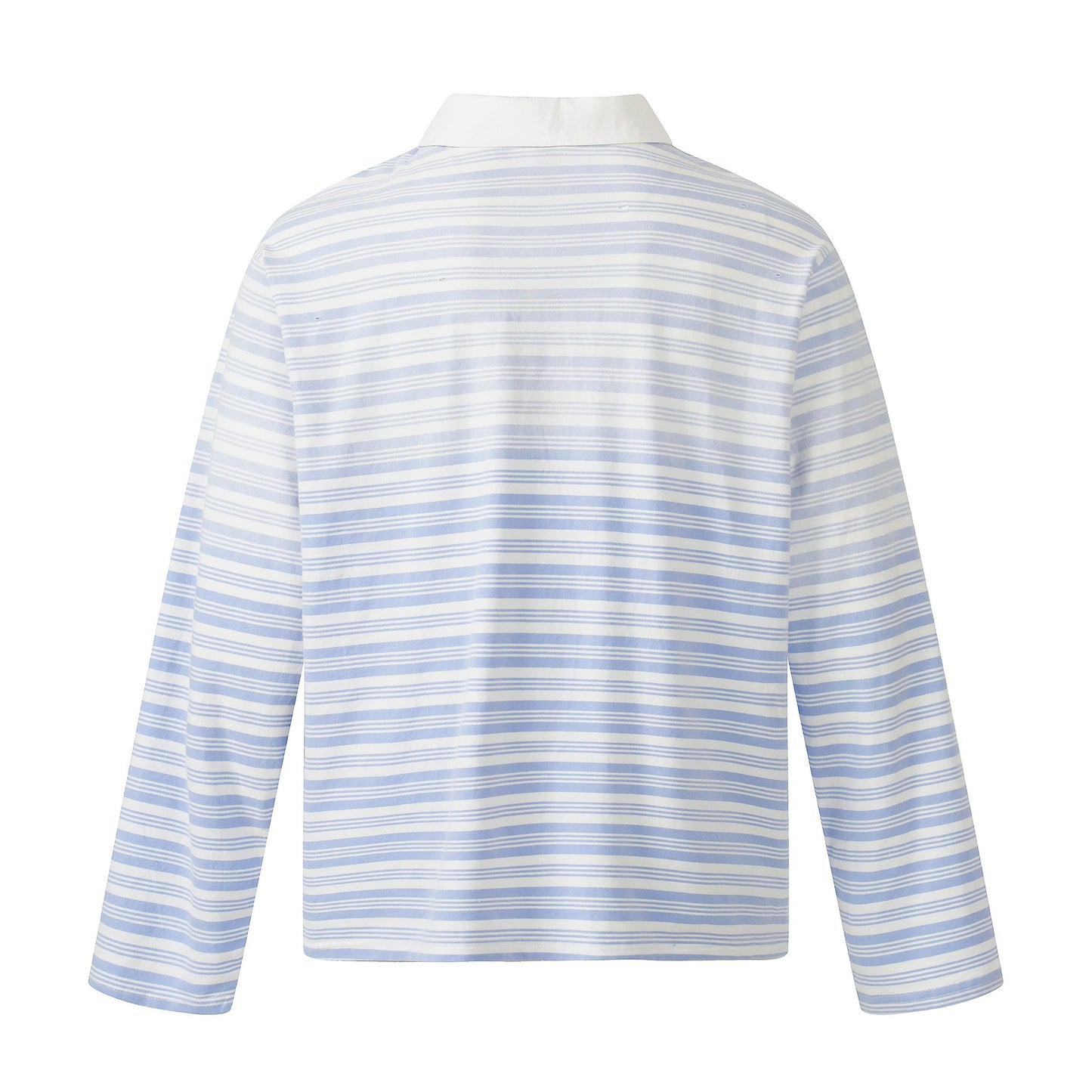 CapCabin Striped Long Sleeve Polo Shirt