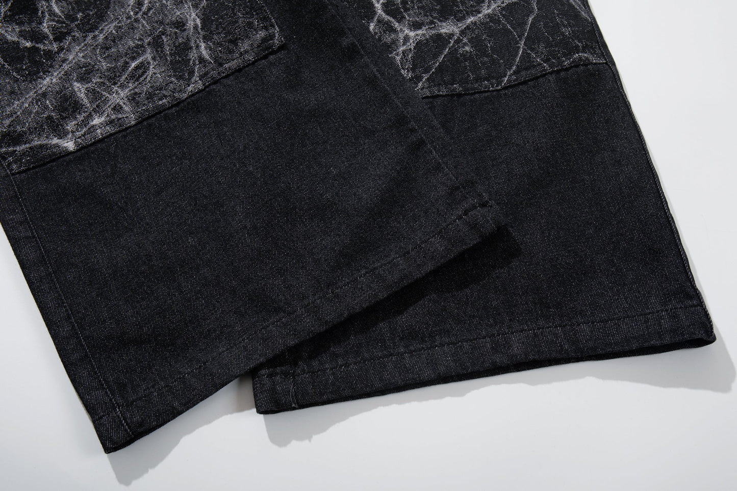 CapCabin Cracked Panel Wide-Leg Pants