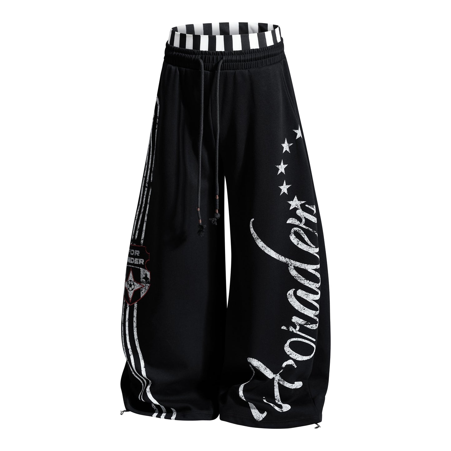 CapCabin “American Varsity” Wide-Leg Sweatpants