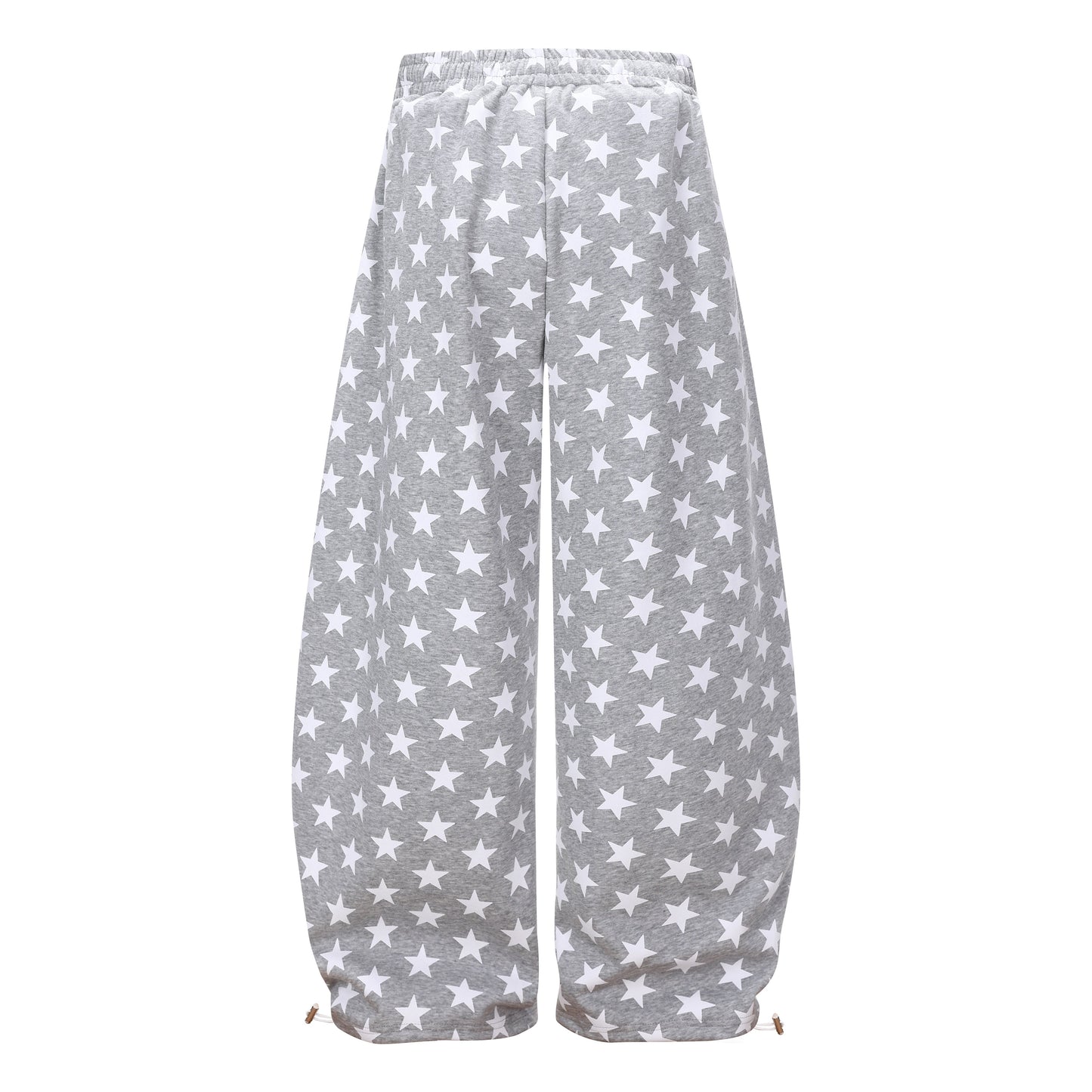 CapCabin Star Print Wide-Leg Sweatpants