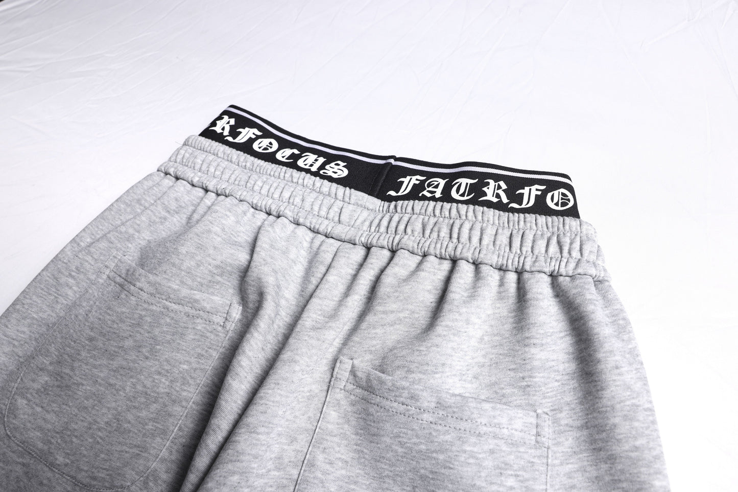 CapCabin Gothic Outline Wide-Leg Sweatpants