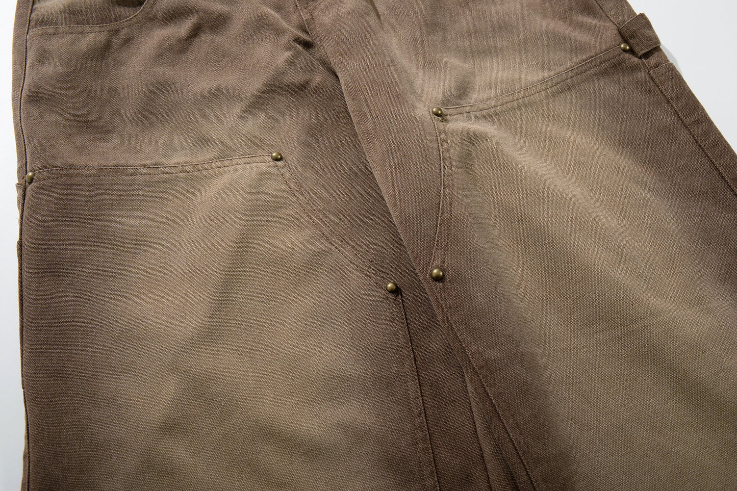 CapCabin Vintage Utility Wide-Leg Pants