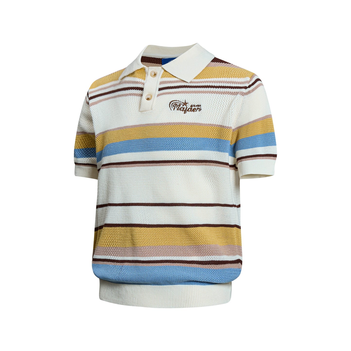 CapCabin “Retro Stripe Knit Polo”
