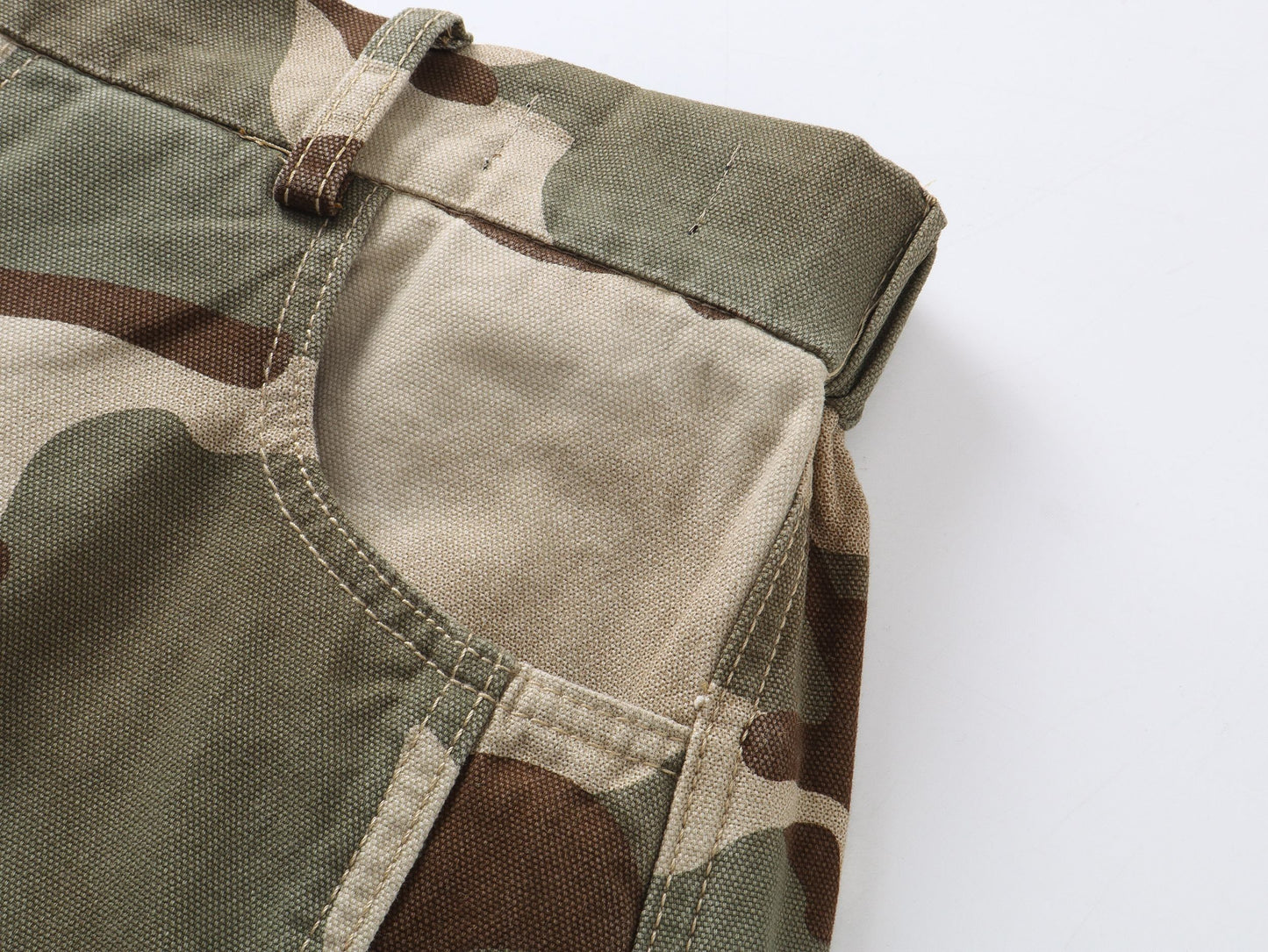 CapCabin “Urban Camo Wide-Leg Pants”