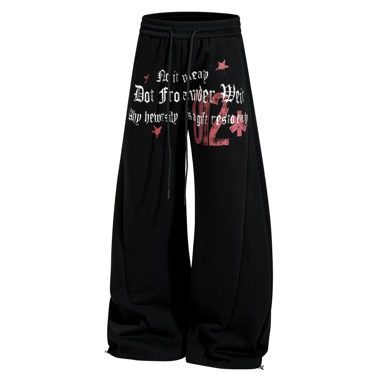 CapCabin Vintage Star Wide-Leg Sweatpants