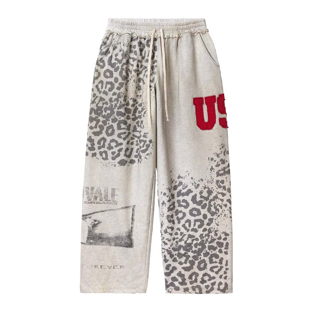 Vale Forever Cheetah Sweats 'Grey'