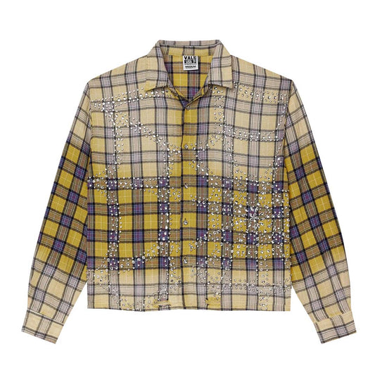 Vale Forever Lemonhead Flannel 'Yellow/Blue'